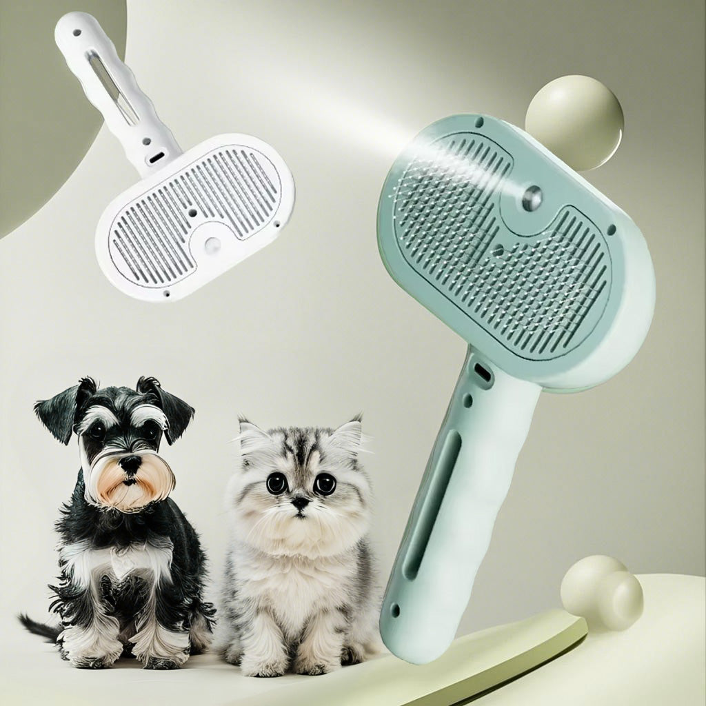 Pets Spray Hair Comb Pet Hair Remover Cleaning Brush Cats Grooming Dog Accessories Tools Dematting Water Mist Humidifier Comb Pet Supplies